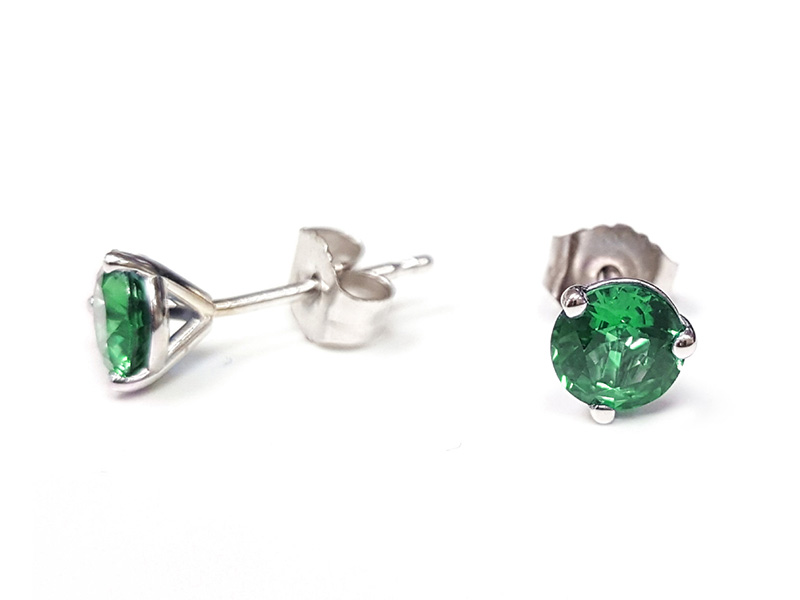 Green Gemstone Earings