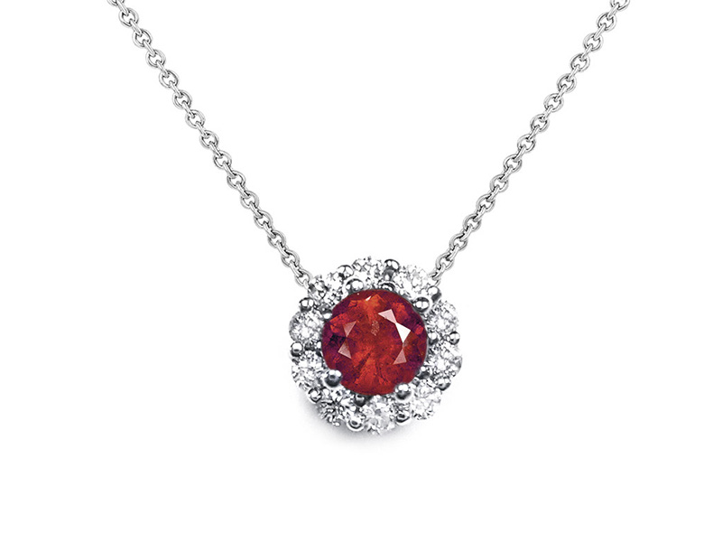 Red Gemstone Necklace