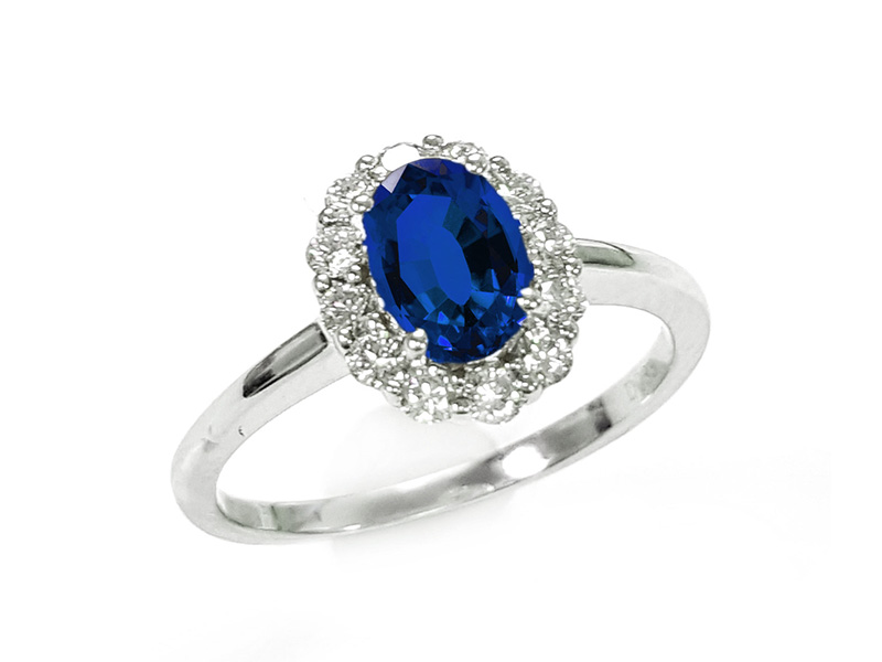 Blue Gemstone Ring